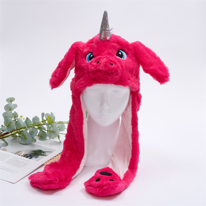 BunnyJoy Interactive Hat - Wiggly Ears for Costumes & Parties
