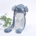 BunnyJoy Interactive Hat - Wiggly Ears for Costumes & Parties