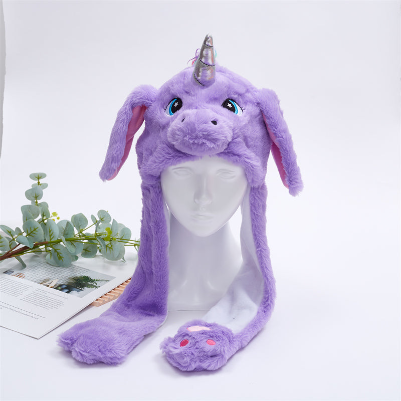 BunnyJoy Interactive Hat - Wiggly Ears for Costumes & Parties