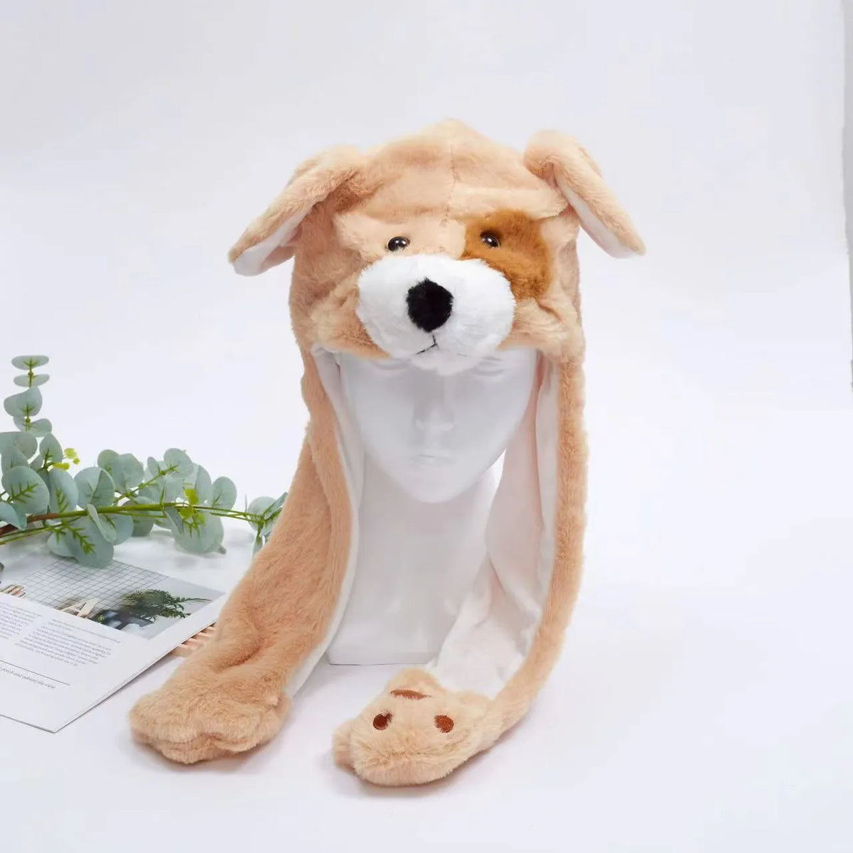 BunnyJoy Interactive Hat - Wiggly Ears for Costumes & Parties