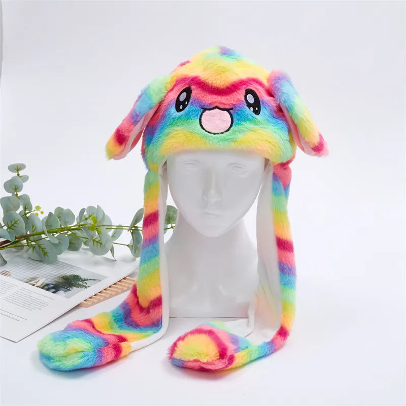BunnyJoy Interactive Hat - Wiggly Ears for Costumes & Parties