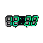 LED 3D Wall Clock - Digital Display with Vivid Three-Dimensional Effect
