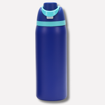 Insulated Water Bottle with Built-In Straw - Leak-Proof Hydration