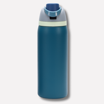 Insulated Water Bottle with Built-In Straw - Leak-Proof Hydration