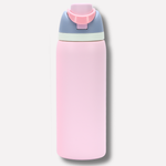 Insulated Water Bottle with Built-In Straw - Leak-Proof Hydration