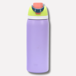 Insulated Water Bottle with Built-In Straw - Leak-Proof Hydration