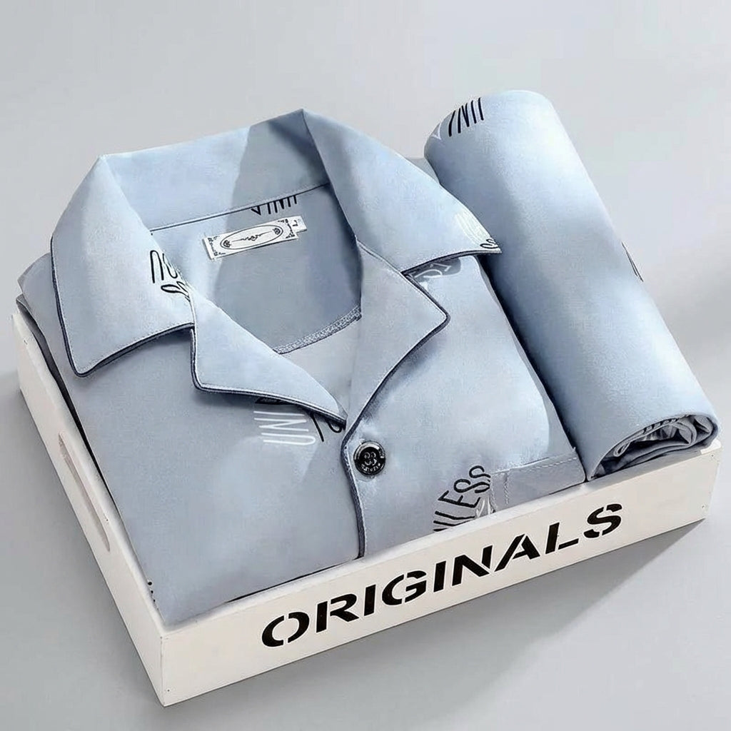 Men's Plaid Lounge Set - Soft, Breathable Sleepwear
