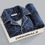 Men's Plaid Lounge Set - Soft, Breathable Sleepwear