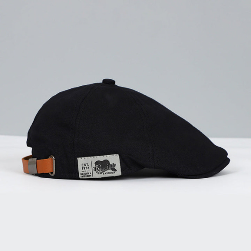 Men's Flat Cap with Adjustable Strap - Classic Everyday Style