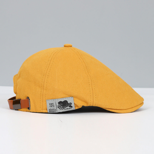 Men's Flat Cap with Adjustable Strap - Classic Everyday Style