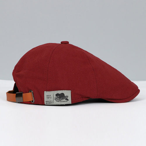 Men's Flat Cap with Adjustable Strap - Classic Everyday Style