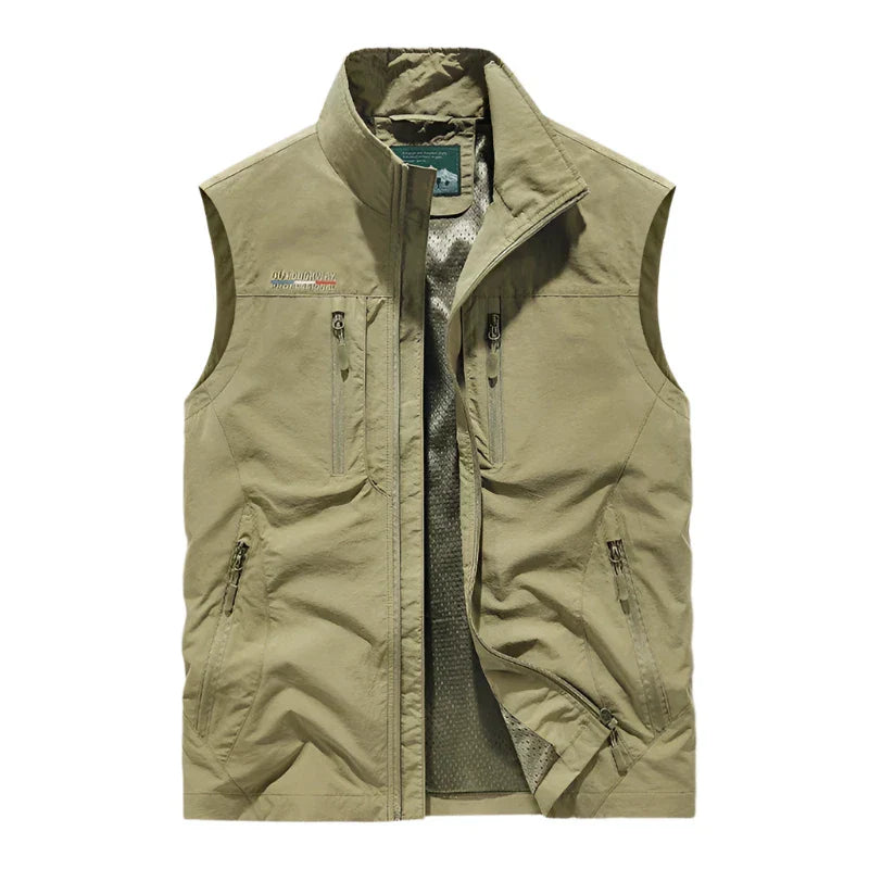 Men's Lightweight Water-Resistant Vest - Layering Piece for Outdoor Days