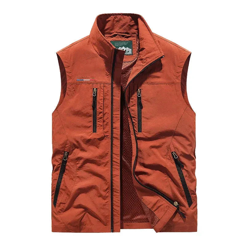 Men's Lightweight Water-Resistant Vest - Layering Piece for Outdoor Days