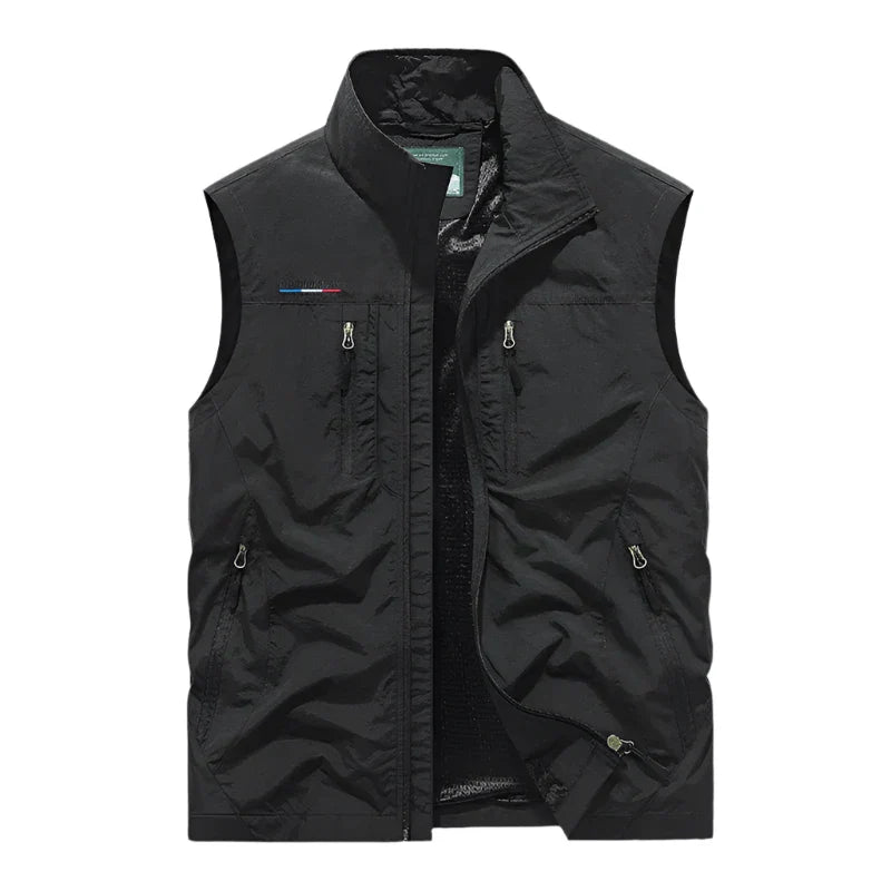 Men's Lightweight Water-Resistant Vest - Layering Piece for Outdoor Days