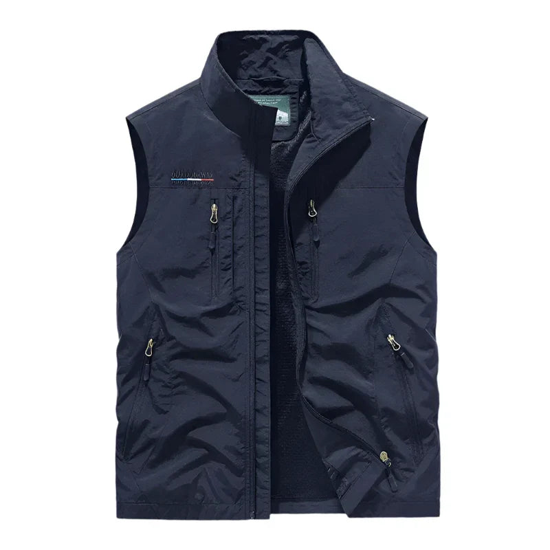 Men's Lightweight Water-Resistant Vest - Layering Piece for Outdoor Days