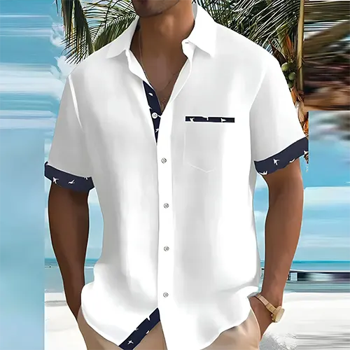 Breathable Everyday Short Sleeve Shirt - Relaxed Summer Fit