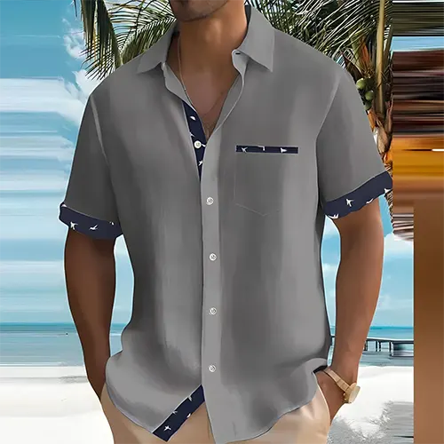 Breathable Everyday Short Sleeve Shirt - Relaxed Summer Fit