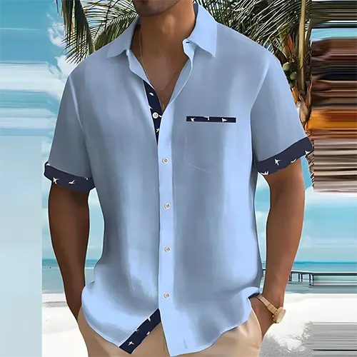 Breathable Everyday Short Sleeve Shirt - Relaxed Summer Fit