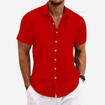 Men's Breathable Linen Blend Casual Shirt - Effortless Summer Style