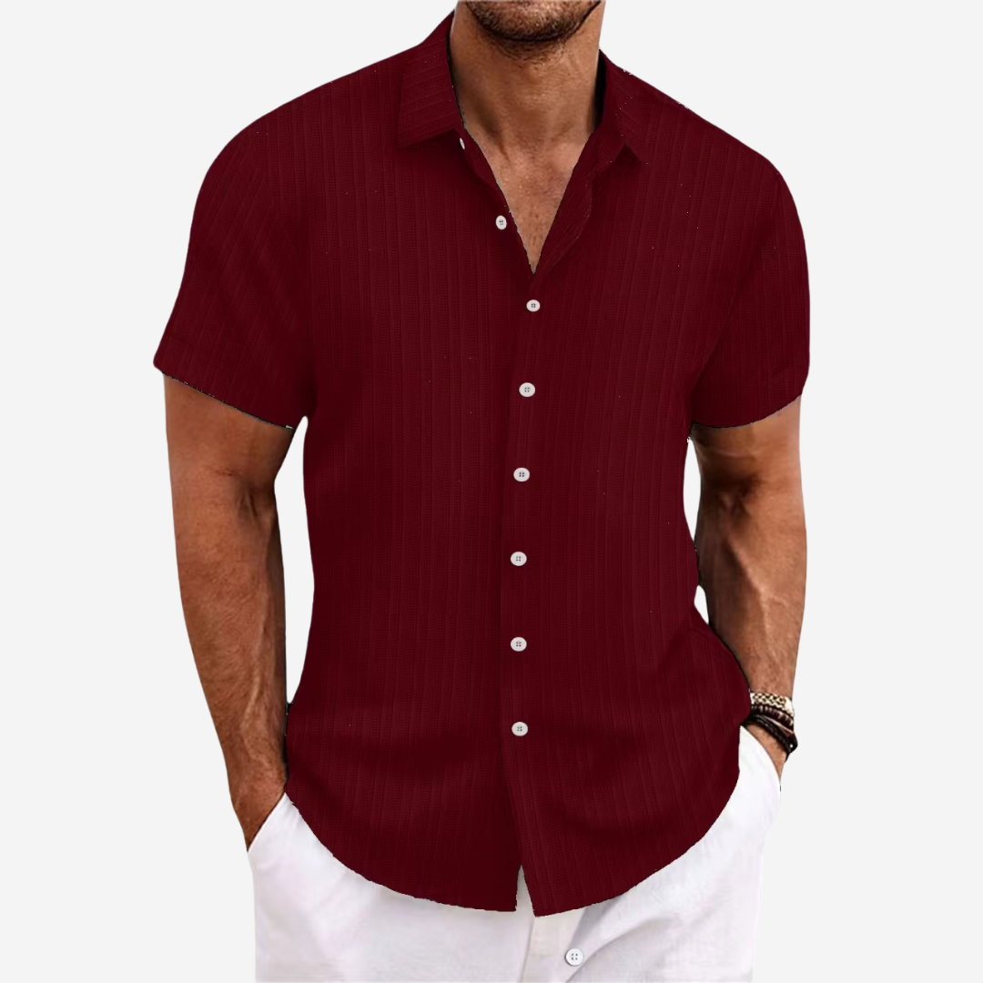 Men's Breathable Linen Blend Casual Shirt - Effortless Summer Style