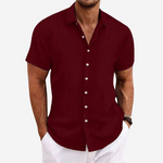 Men's Breathable Linen Blend Casual Shirt - Effortless Summer Style