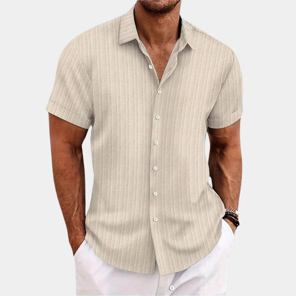 Men's Breathable Linen Blend Casual Shirt - Effortless Summer Style