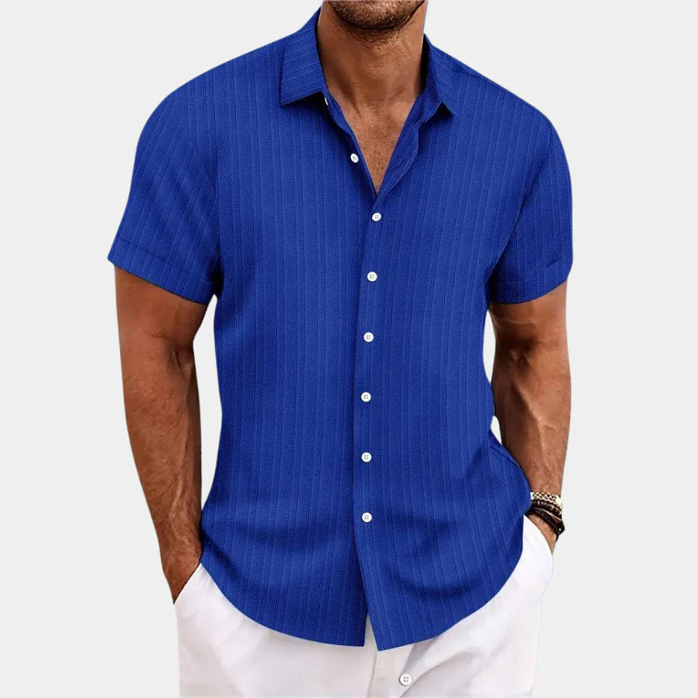 Men's Breathable Linen Blend Casual Shirt - Effortless Summer Style