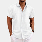 Men's Breathable Linen Blend Casual Shirt - Effortless Summer Style