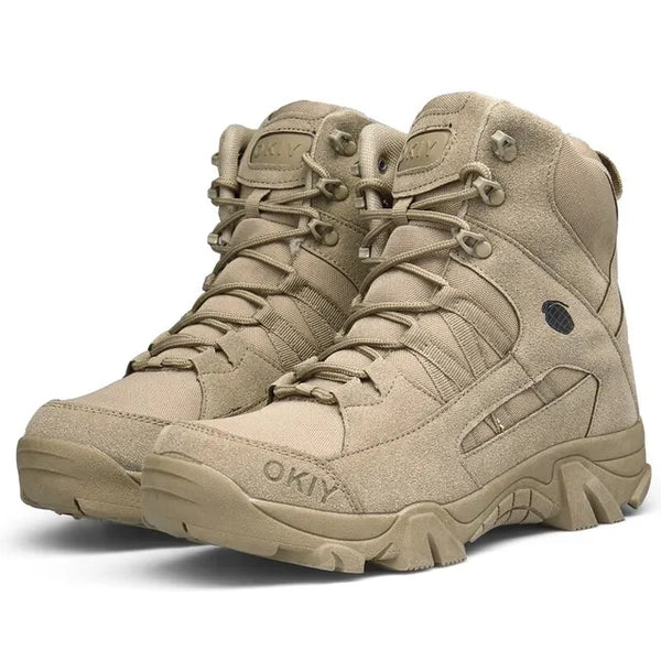 Men's Waterproof Hiking Boots - All-Terrain Grip and Support