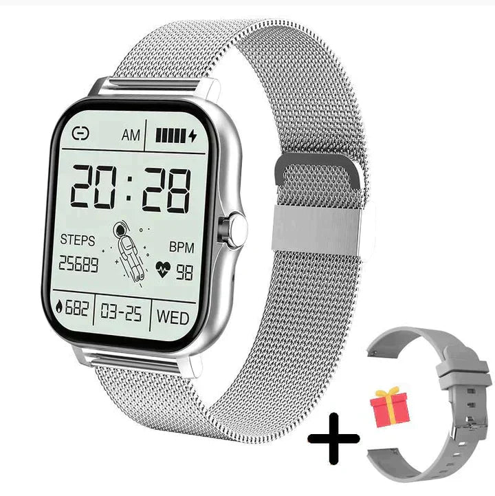 Bluetooth Calling Smartwatch - HD Touchscreen with Health Tracking