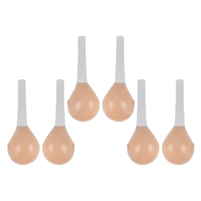 Adhesive Lift Bras - Seamless Silicone Cups, Strapless Support