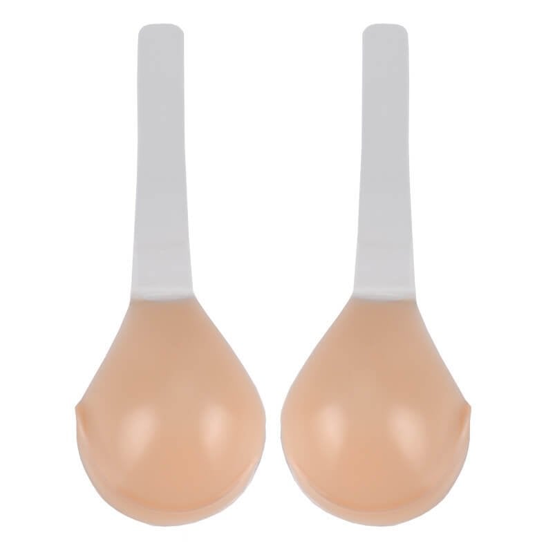 Adhesive Lift Bras - Seamless Silicone Cups, Strapless Support