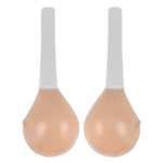 Adhesive Lift Bras - Seamless Silicone Cups, Strapless Support