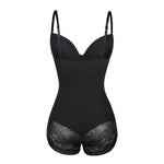 Women's Sculpting Lace Trim Bodysuit - Smoothing Everyday Shapewear