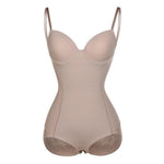 Women's Sculpting Lace Trim Bodysuit - Smoothing Everyday Shapewear