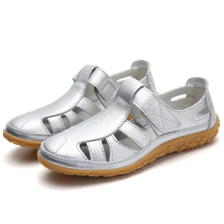 Comfort Orthopedic Cutout Sandals - Supportive Style for All-Day Wear