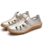 Supportive Cushioned Cut-Out Sandals - Orthopedic Comfort