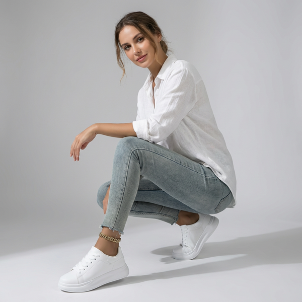 Supportive Orthopedic Sneakers - Cushioned Comfort for Daily Wear