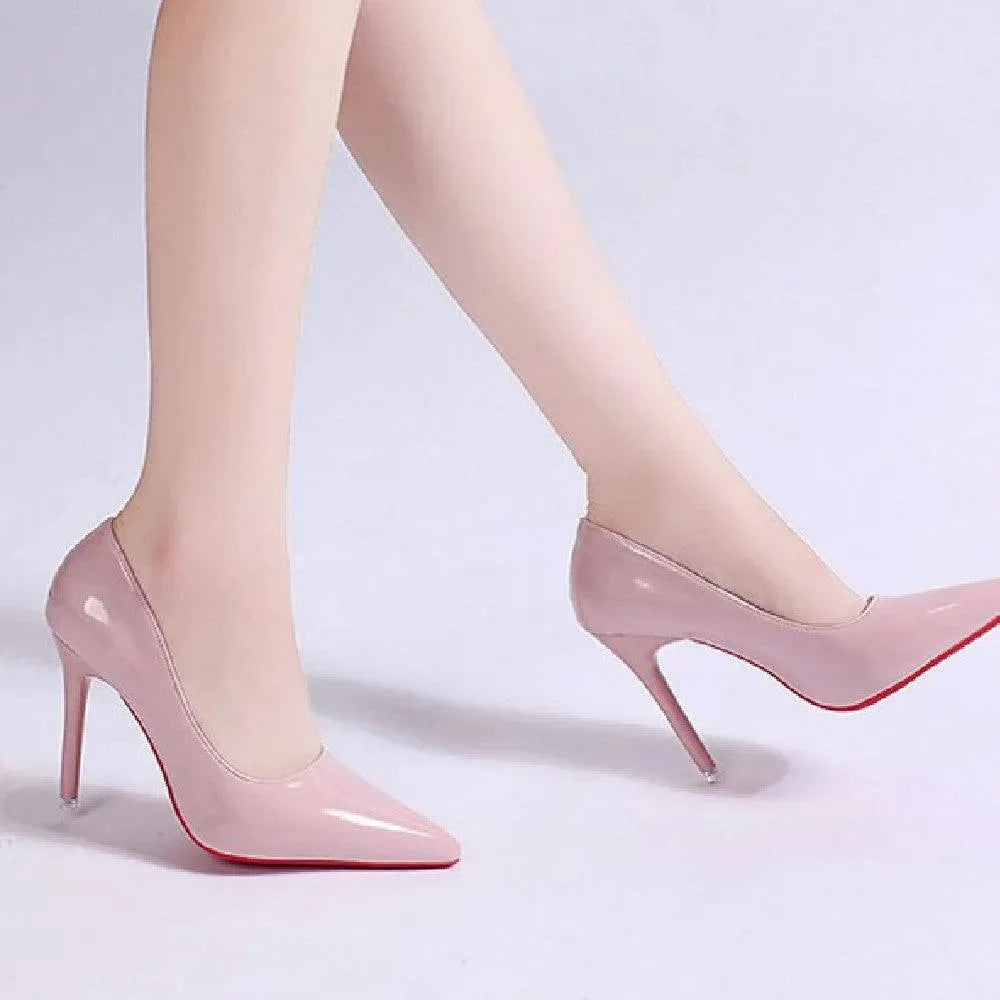 Women's Pointed-Toe Stiletto Pumps - Classic Platform Heels