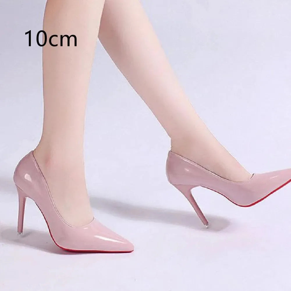 Women's Pointed-Toe Stiletto Pumps - Classic Platform Heels