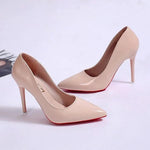 Women's Pointed-Toe Stiletto Pumps - Classic Platform Heels