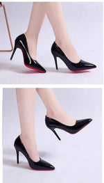 Women's Pointed-Toe Stiletto Pumps - Classic Platform Heels