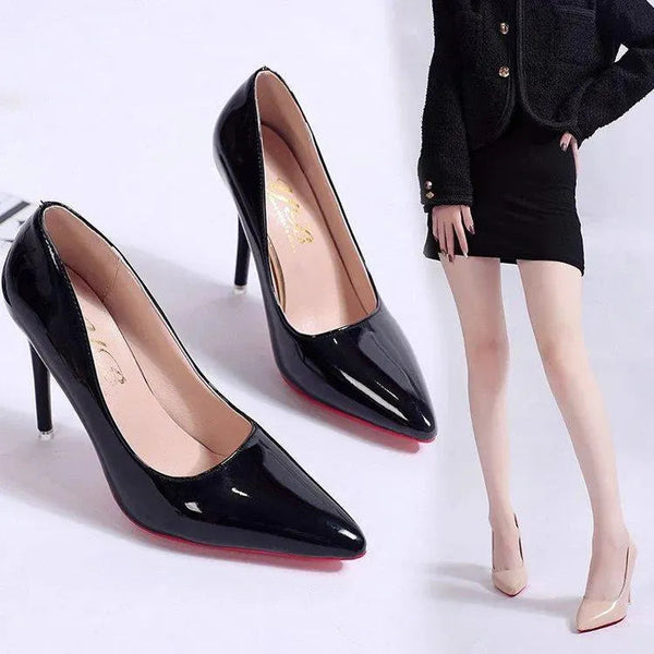 Women's Pointed-Toe Stiletto Pumps - Classic Platform Heels