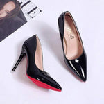Women's Pointed-Toe Stiletto Pumps - Classic Platform Heels