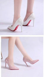 Women's Pointed-Toe Stiletto Pumps - Classic Platform Heels