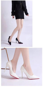 Women's Pointed-Toe Stiletto Pumps - Classic Platform Heels