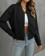 Women's Lightweight Bomber Jacket - Breathable Everyday Layer