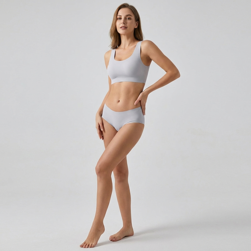 Women's Microfiber Briefs 5-Pack - Seamless Invisible-Line Underwear