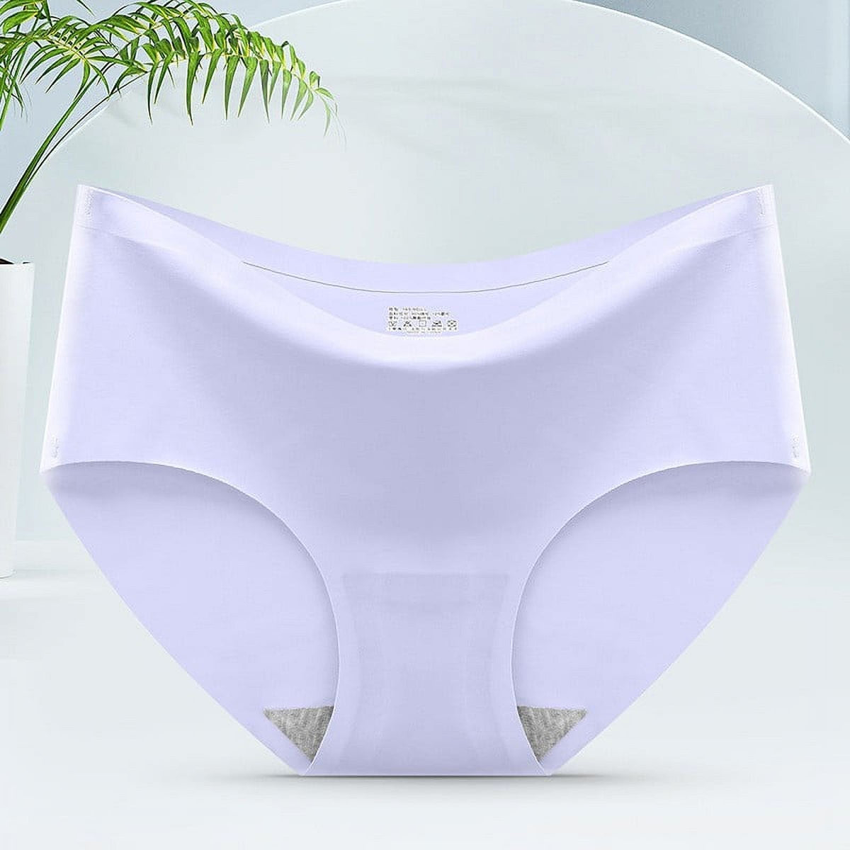 Women's Microfiber Briefs 5-Pack - Seamless Invisible-Line Underwear
