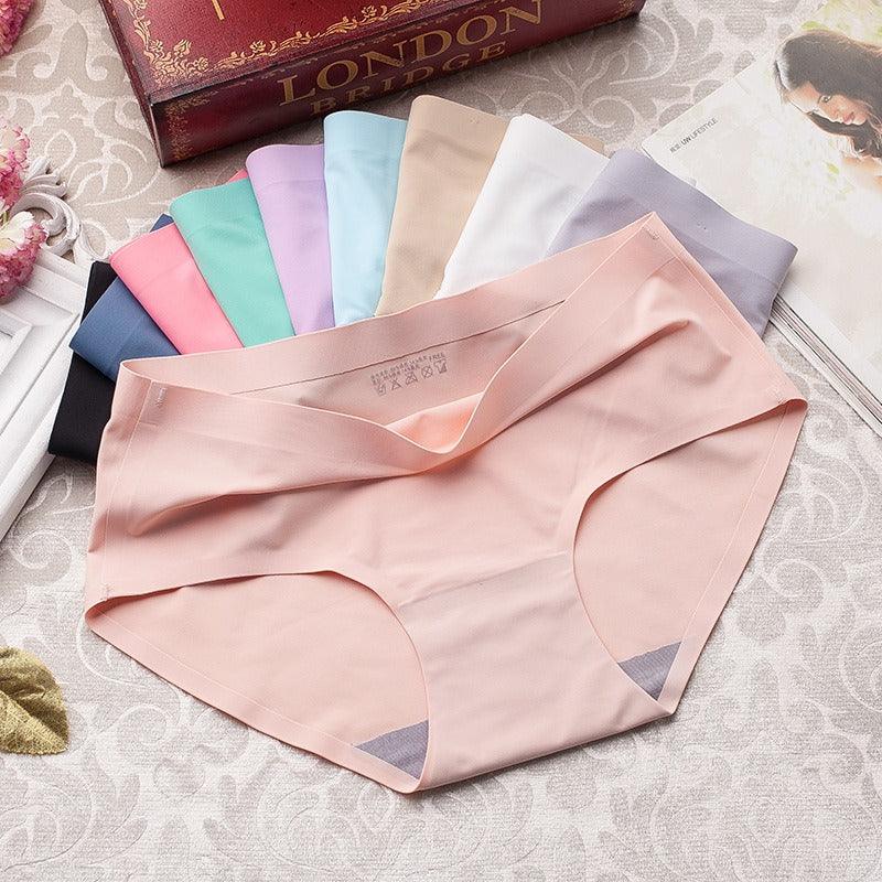 Women's Microfiber Briefs 5-Pack - Seamless Invisible-Line Underwear